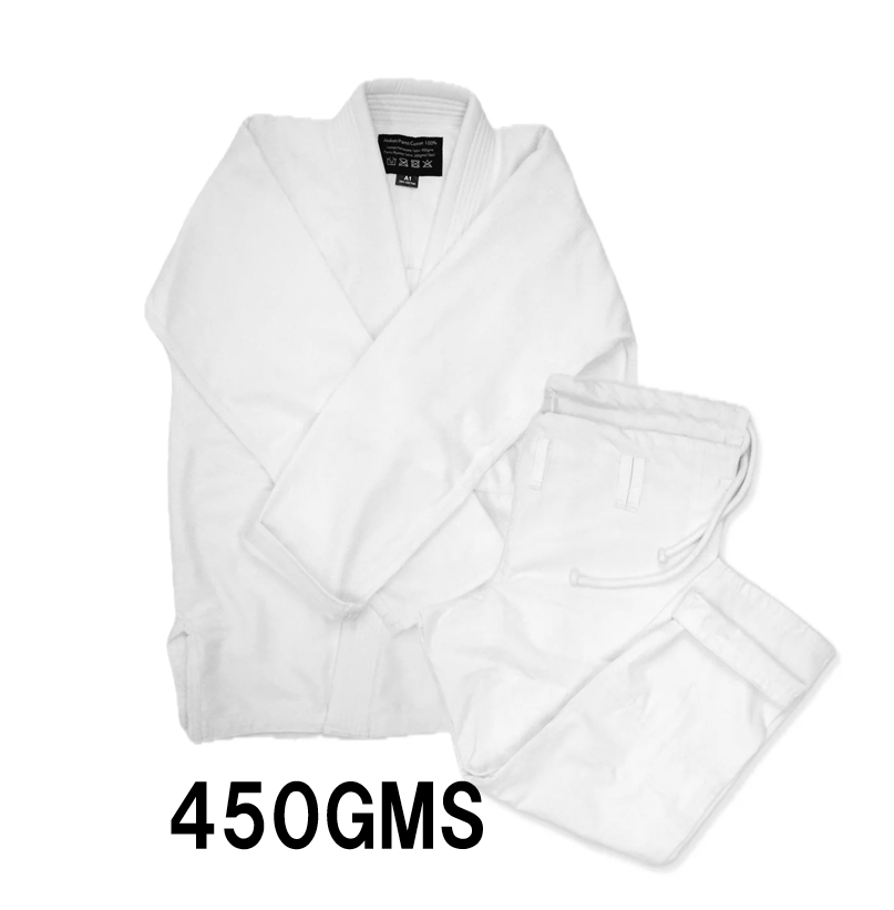 【予約販売アイテム】試合向け450GMS 白/白 柔術着