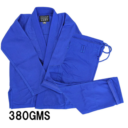 【予約販売アイテム】試合向け軽量380GSM 青／青 柔術着